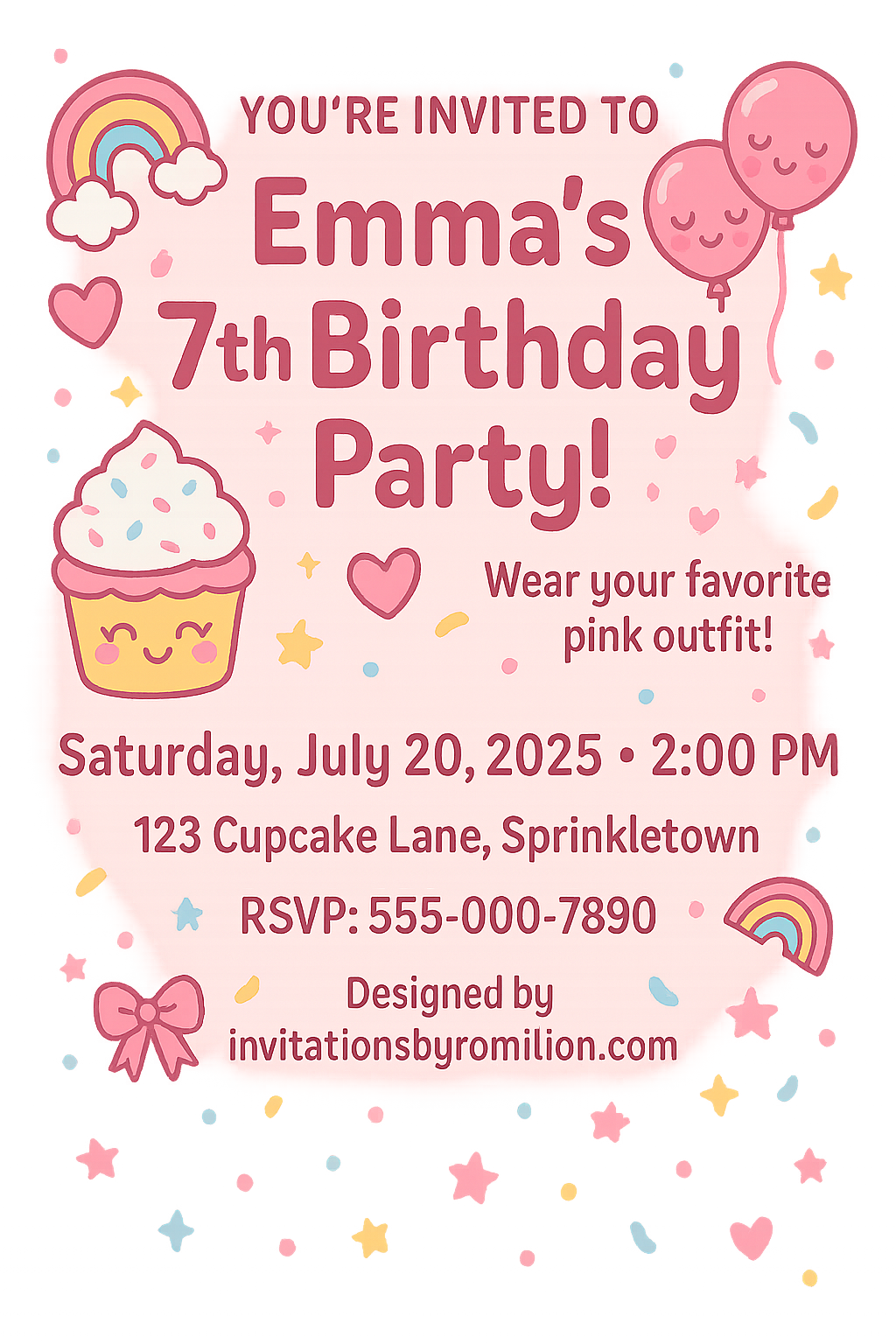 Modern Pink Birthday Remix